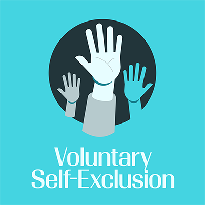 infographic depicting Voluntary Self Exclusion brochure